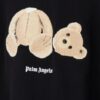 PALM ANGELS Czarna męska bluza Bear Crew