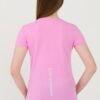 EA7 Różowy damski t-shirt