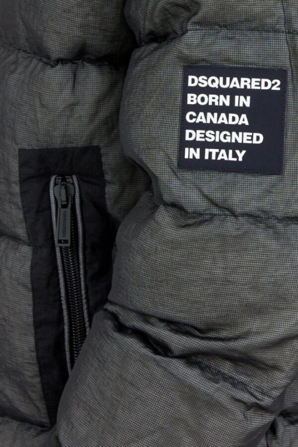 DSQUARED2 Puchowa kurtka męska balaclava puffer, Rozmiar 48