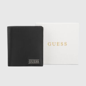 GUESS Czarny portfel męski Torino Bifold
