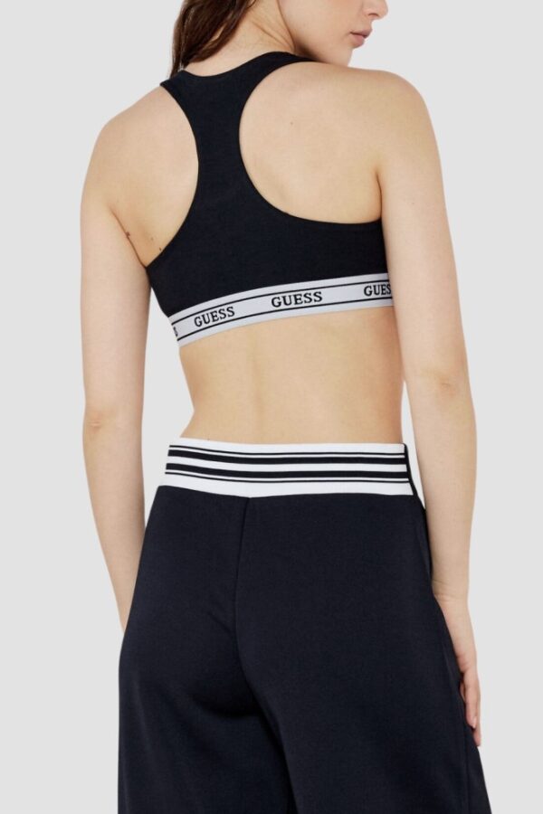 GUESS Czarny damski top sportowy Aline