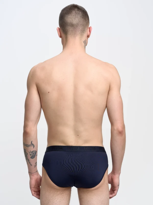 Slipy męskie z mikrofibry stay dry granatowe Gimili 403