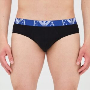 EMPORIO ARMANI Slipy czarne 3-pack