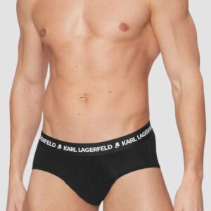 KARL LAGERFELD Czarne slipy męskie 3PACK