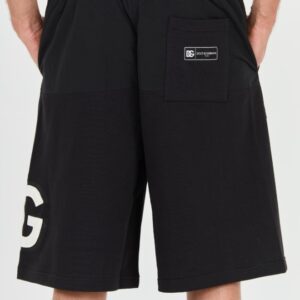 DOLCE & GABBANA Czarne męskie spodenki, Rozmiar 54
