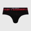 KARL LAGERFELD Komplet czarnych slipów 3PACK