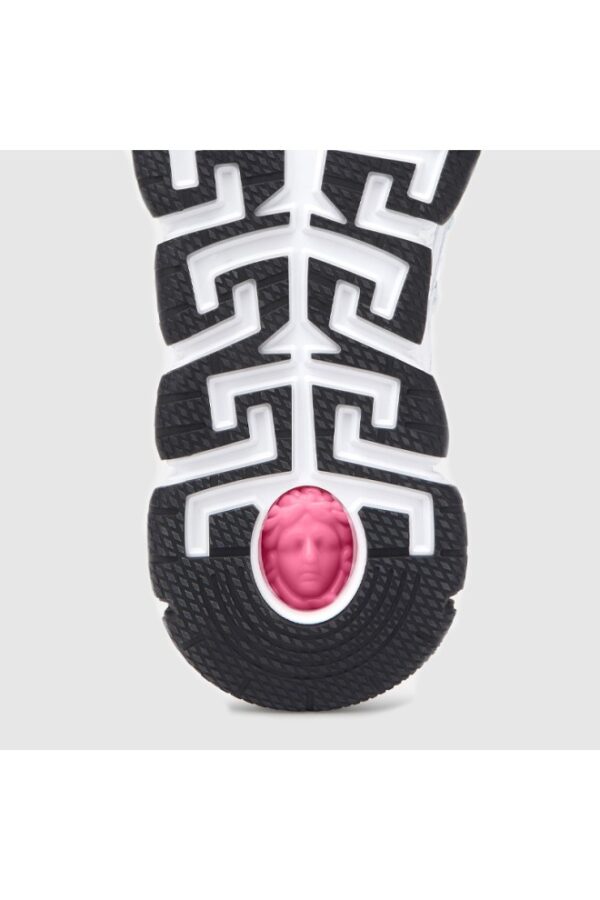VERSACE Białe sneakersy damskie Trigreca