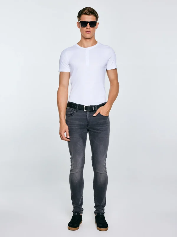 Jeansy męskie skinny szare Deric 893