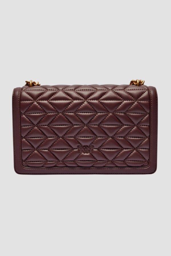 PINKO Brązowa torebka Love One Classic DC