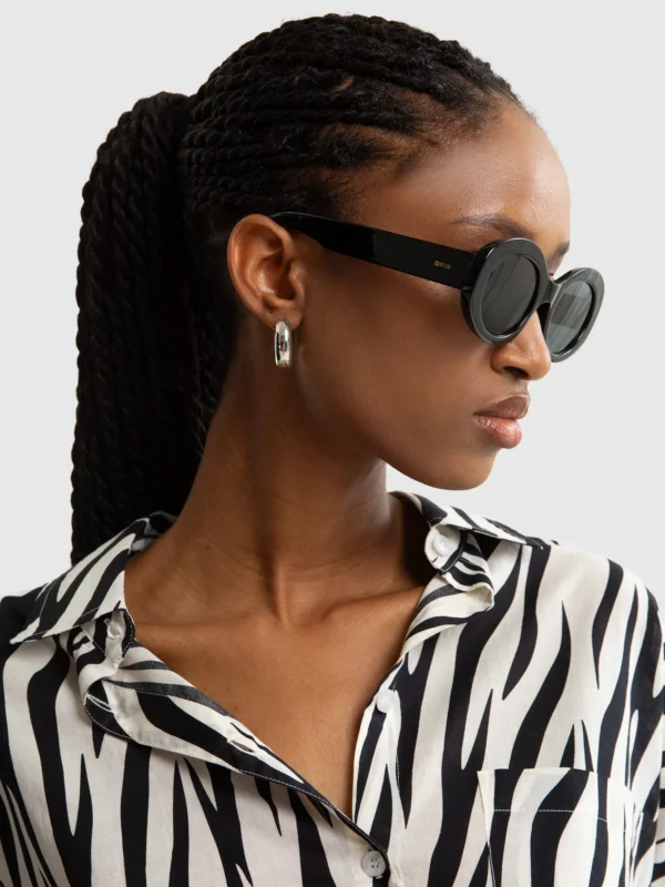 5e8e452bc93324cca0265683596fe80deb7736df Okulary przeciwsłoneczne damskie czarne Kuni 906