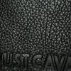 JUST CAVALLI Czarna saszetka JC Logo Metal Circle - Style 2