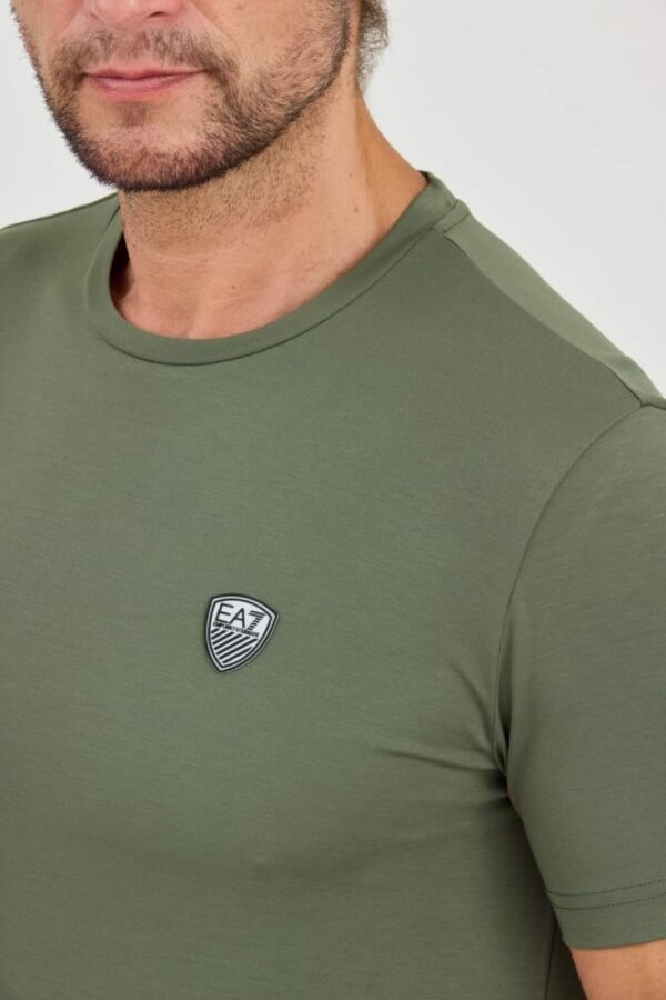 EA7 Zielony męski t-shirt