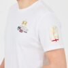 LA MARTINA Biały męski t-shirt Jersey