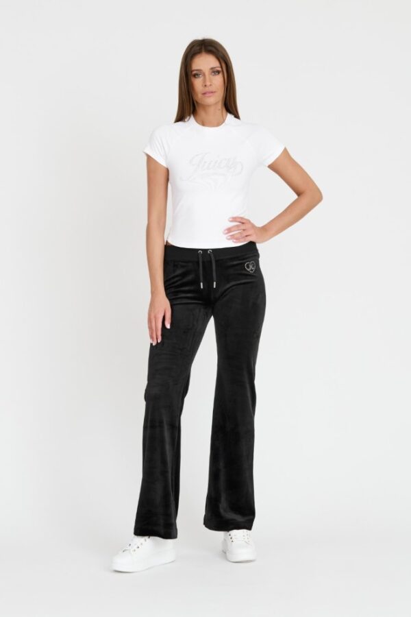 JUICY COUTURE Biały damski t-shirt Retroshrunken Tee