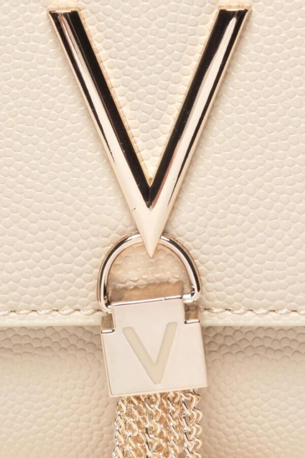 VALENTINO Beżowa kopertówka Divina Pochette