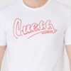 GUESS Biały t-shirt męski beachwear