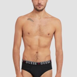 GUESS Zestaw czarnej męskiej bielizny slipy 3 Pack