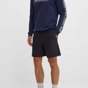 GUESS Granatowa męska bluza z lampasami Arlo Cn