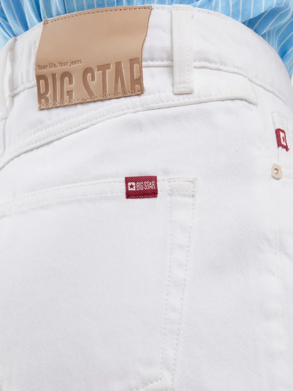 Szorty damskie jeansowe białe Katie 100