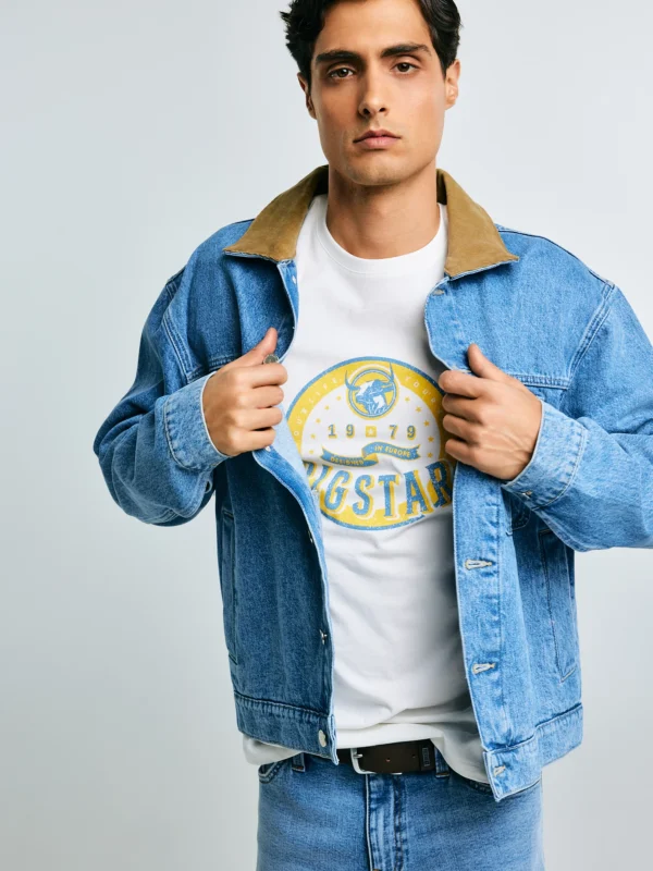 625a42b495b2d90143f717561088007d5ebe3d4f Koszulka męska z nadrukiem biała Stelian 100