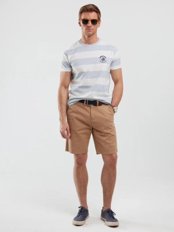 63de7ee01e482e684ac954b14d9f6821f723358a Koszulka męska w paski biało-niebieska Remir 400