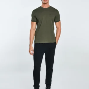 Koszulka męska bawełniana z logo BIG STAR khaki Wlader 303