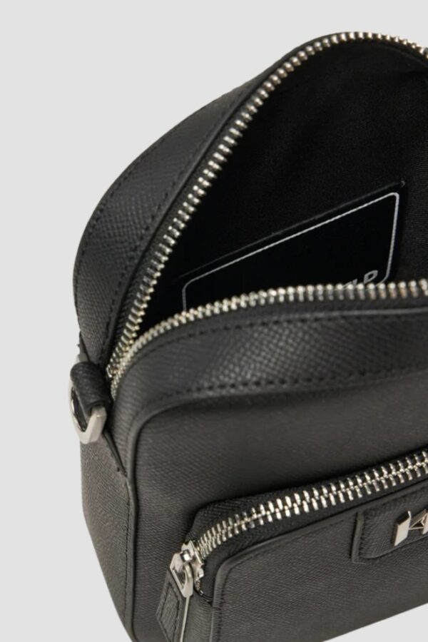 KARL LAGERFELD Saszetka męska skórzana z logo