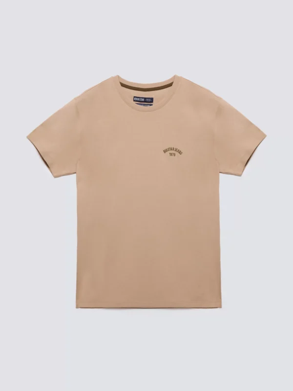 Koszulka męska bawełniana beżowa Vincer 805