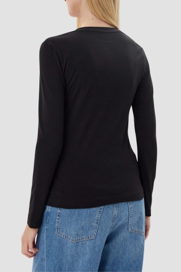 GUESS Czarny damski longsleeve Embro Script