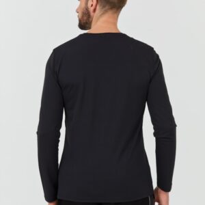 GUESS Czarny męski longsleeve New Tech Str T