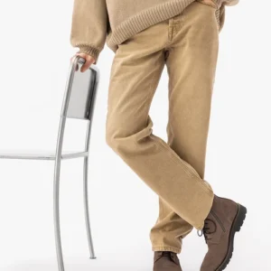 Szare trzewiki ze skóry welurowej