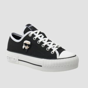 KARL LAGERFELD Czarne trampki damskie KAMPUS MAX NFT