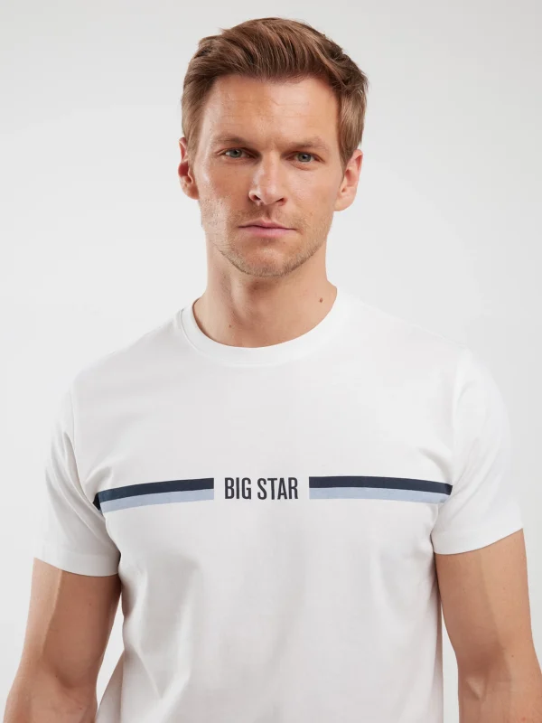 67af43f77e77f4e9c02114f34bb8737adf0d1df5 Koszulka męska z nadrukiem biała Lexor 100