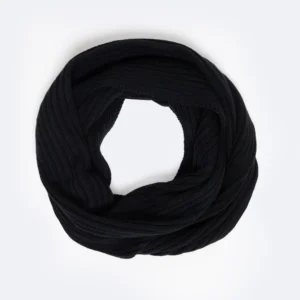 Szalik męski wełniany czarny Hamans 906