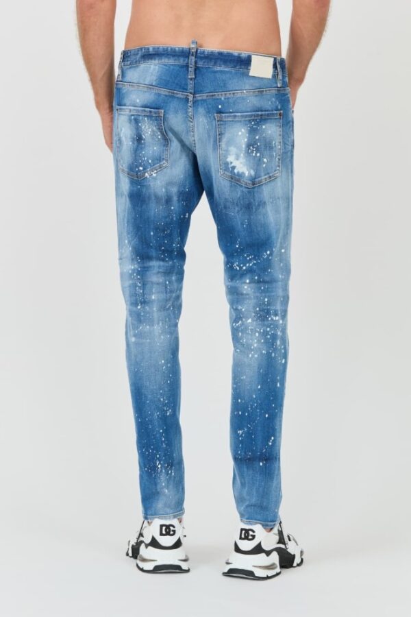 DSQUARED2 Błękitne męskie jeansy Cool Guy Jean, Rozmiar 48