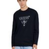 GUESS Granatowy męski longsleeve Ls Cn