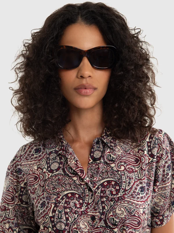 Okulary przeciwsłoneczne damskie brązowe Mitrana 803