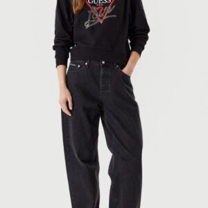 GUESS Czarna damska bluza Studded Love