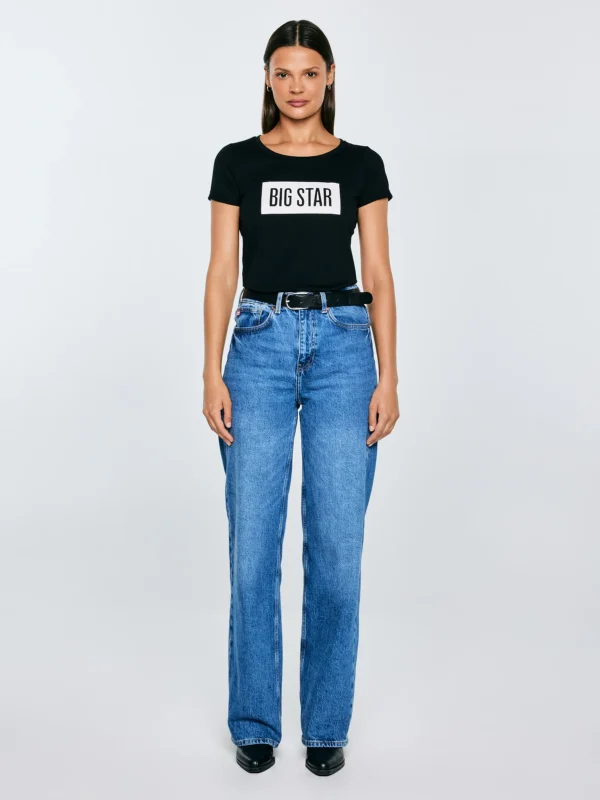 Koszulka damska z nadrukiem czarna Oneidasa 906