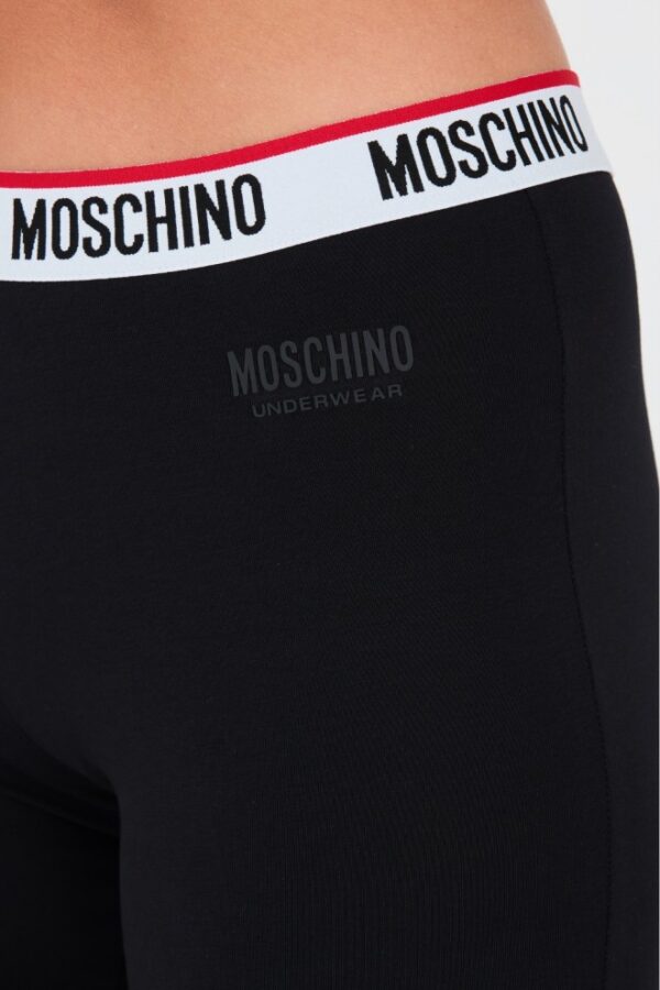 MOSCHINO Czarne damskie legginsy