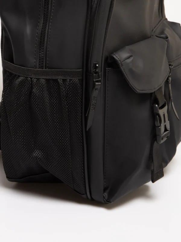 Plecak z ozdobnymi kieszonkami czarny Simone 906