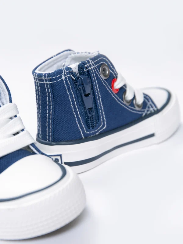 6c2ba05113c3a1a4cb4af708d18751fad3f52695 Trampki dziecięce granatowe HH374189 403