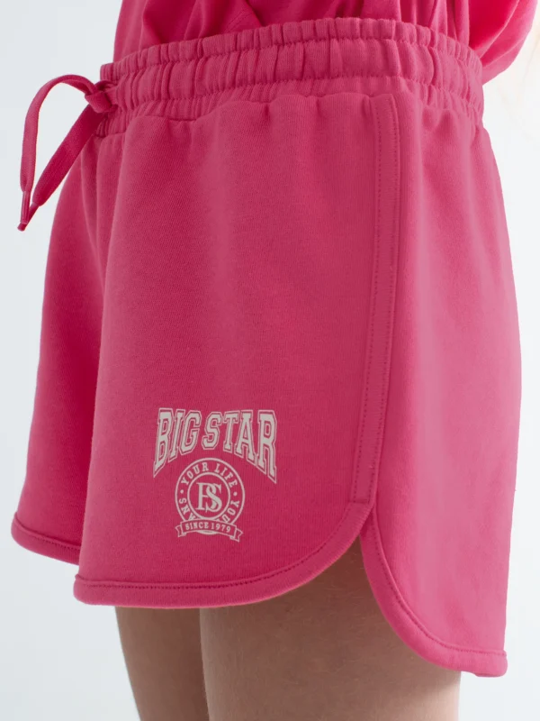 Szorty dziewczęce dresowe różowe Szortencja 601/ Zoya 601