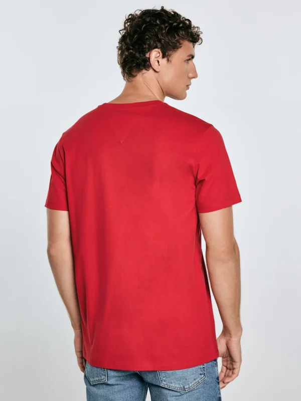 Koszulka męska z nadrukiem czerwona Merret 603