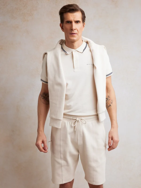 Koszulka męska polo kremowa Wladym 103