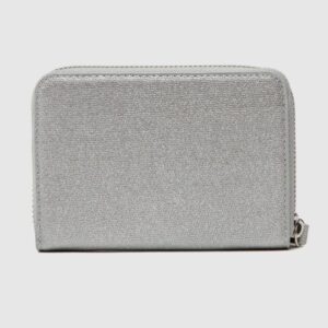 VALENTINO Zestaw srebrny portfel damski z lusterkie