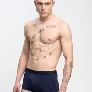 Bokserki męskie z mikrofibry stay dry granatowe Bilbo 403