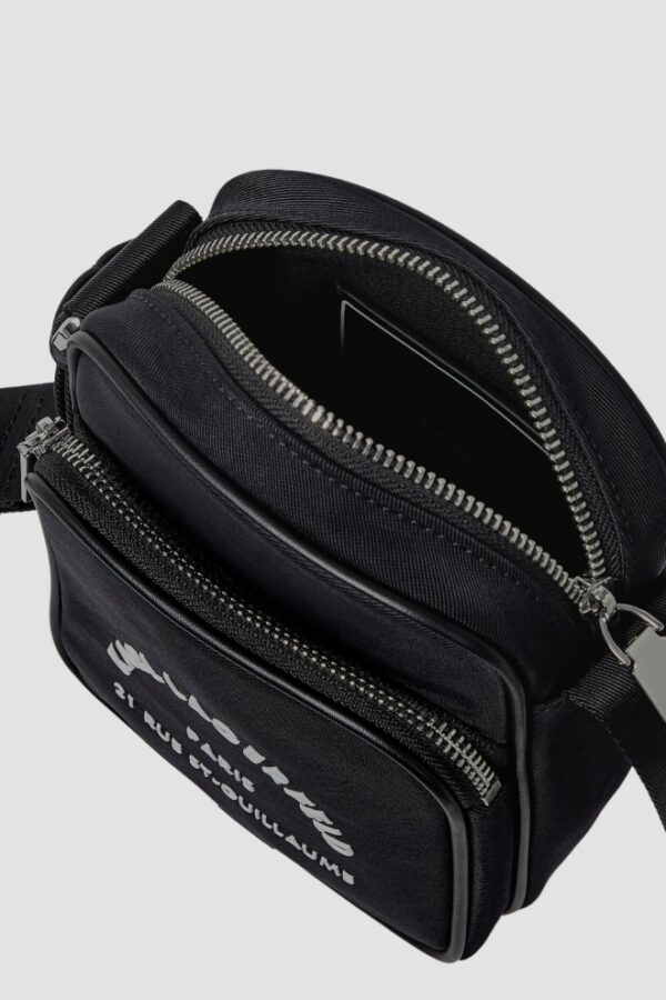 KARL LAGERFELD Czarna saszetka męska Nylon