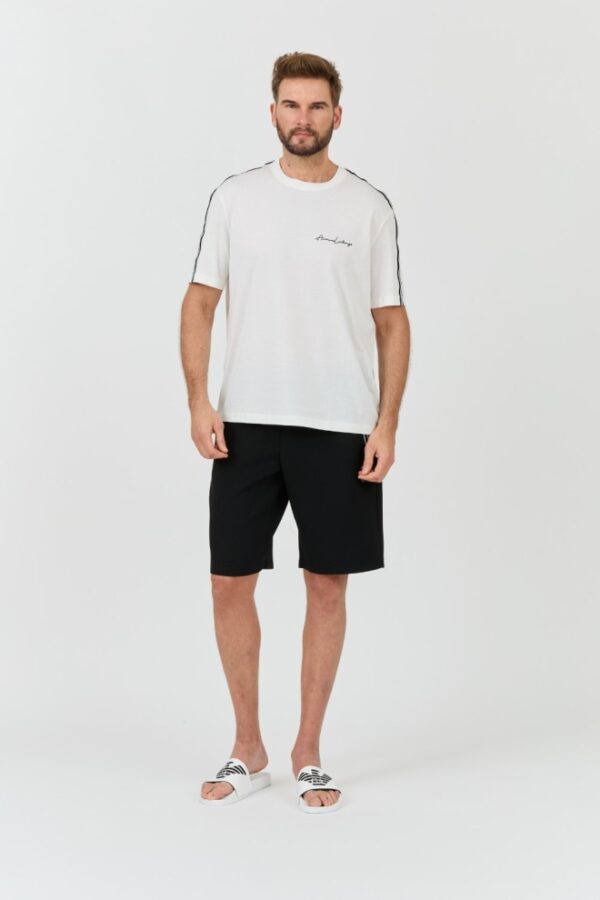 ARMANI EXCHANGE Biały męski t-shirt