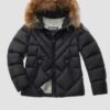 BLAUER Czarna kurtka damska Alicia Short Jackets